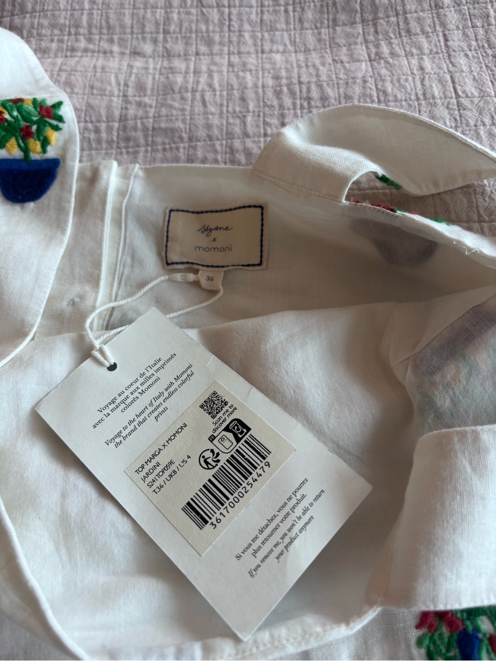SOLD NWT Set - Sézane x Momonì Lambertine Skirt + Marga Top - Picture 13 of 16